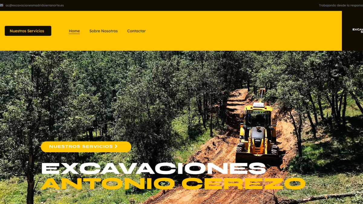 Website: Excavaciones Madrid Sierra Norte