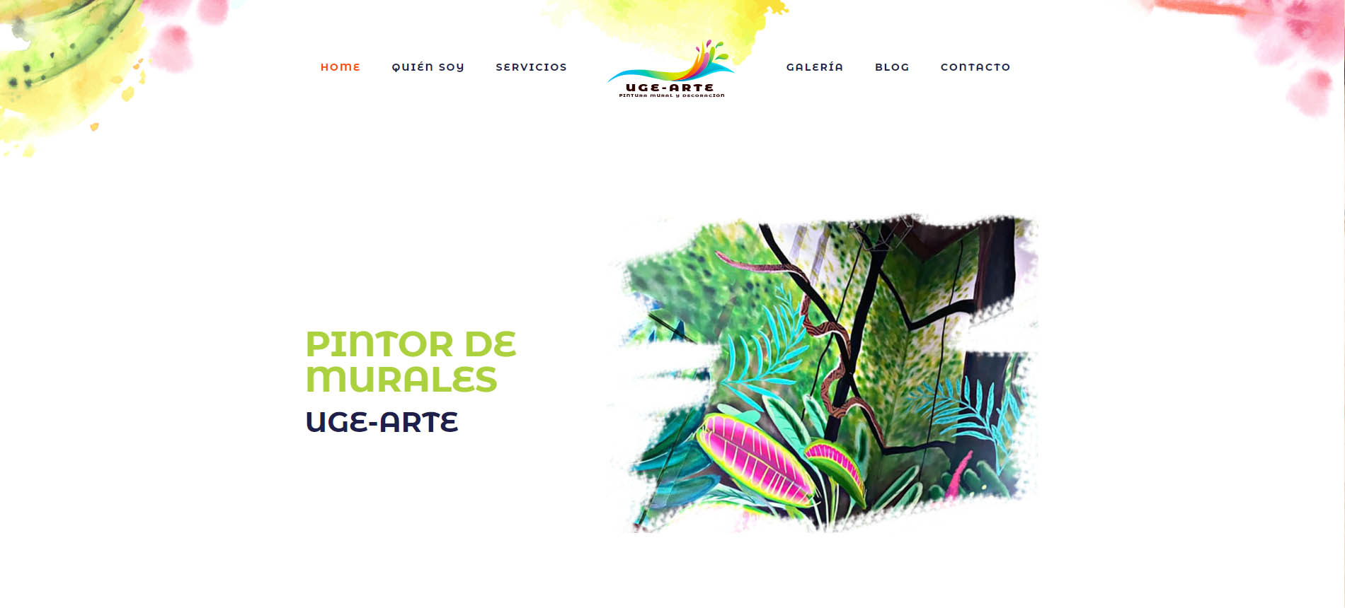 Website: Pintor de Murales
