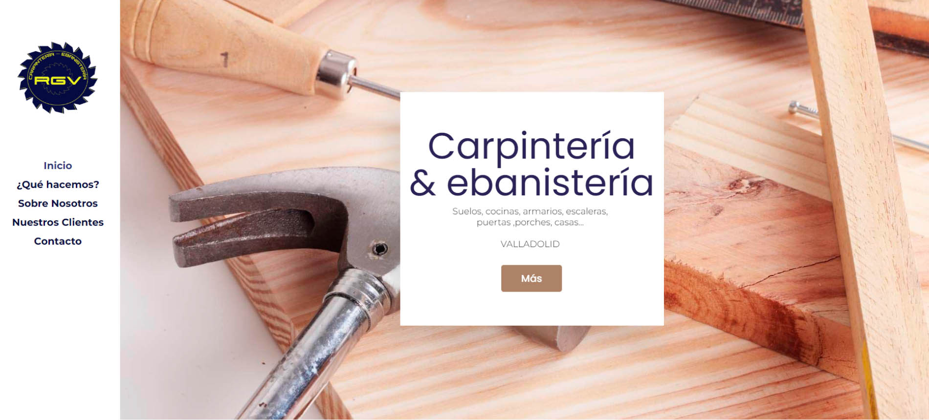 Website: RGV Carpintería Valladolid